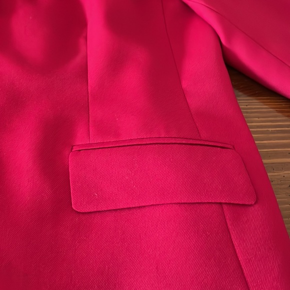 Reduced again!  Talbots red wool zip jacket - Picture 4 of 5